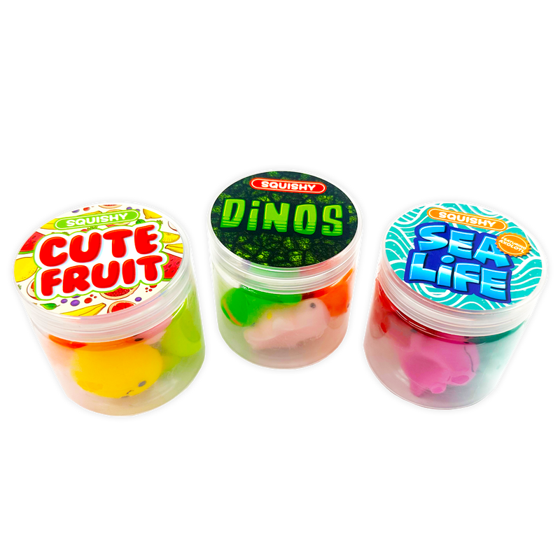 So Much Fun! Cute Squish Jelly Jar Assortment - 12/Pack