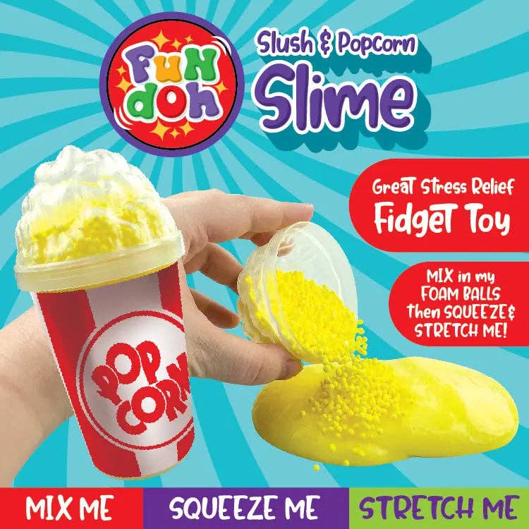 Fun Doh Slush and Popcorn Slime Closeout Bulk Assortment