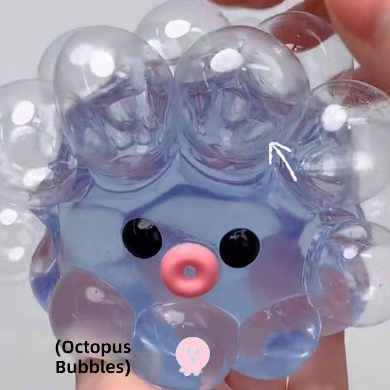 DIY Bubble Octopus Squishy Toy Stress Relief Slow Rebound Fidget Tiktok Same Style