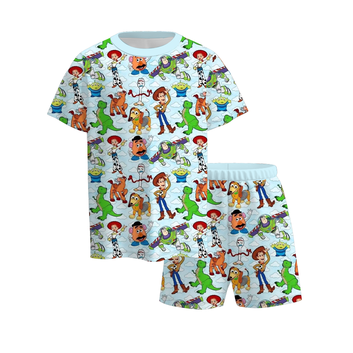 Boys Summer Cartoon Character Pajamas Set Collection