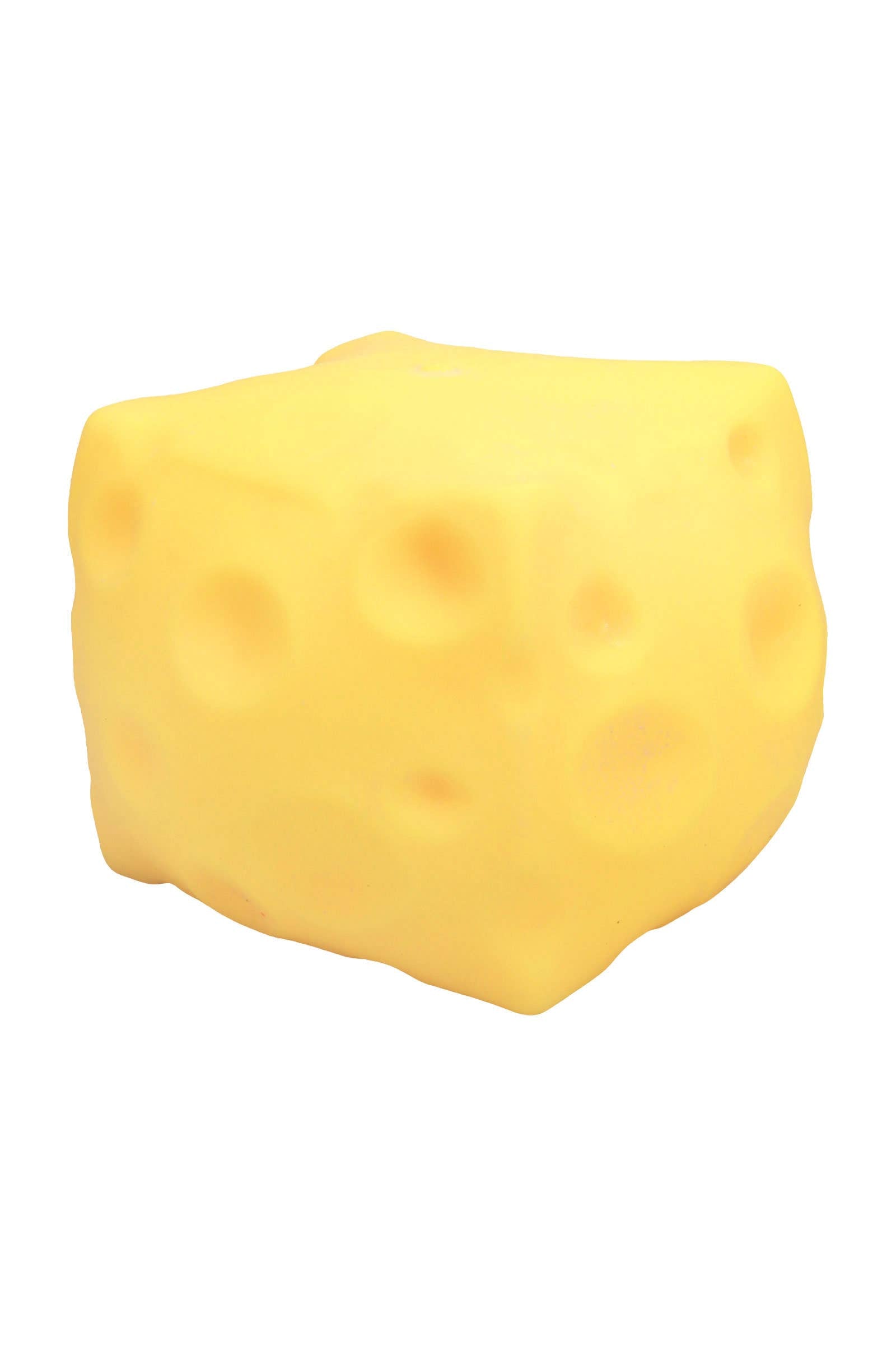 JUMBO Cheese Cube Fluffy Slime Filled Squishy Toy - 5 Inch
