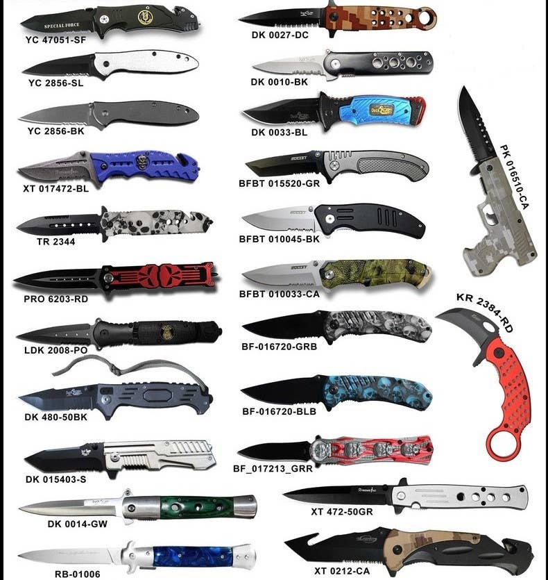 Folding Knives Assorted - Price Each (Not as shown in pic)
