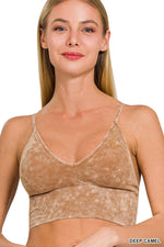 `Zenana Washed Seamless Rib Tank