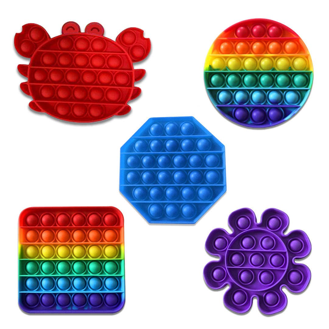 So Much Fun! Fidget Fun Pop Game Shape Assortment - 12/Pack