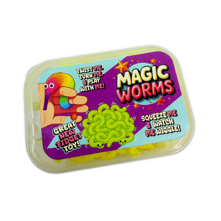 Magic Wormz Fidget Toy Closeout Bulk Assortment