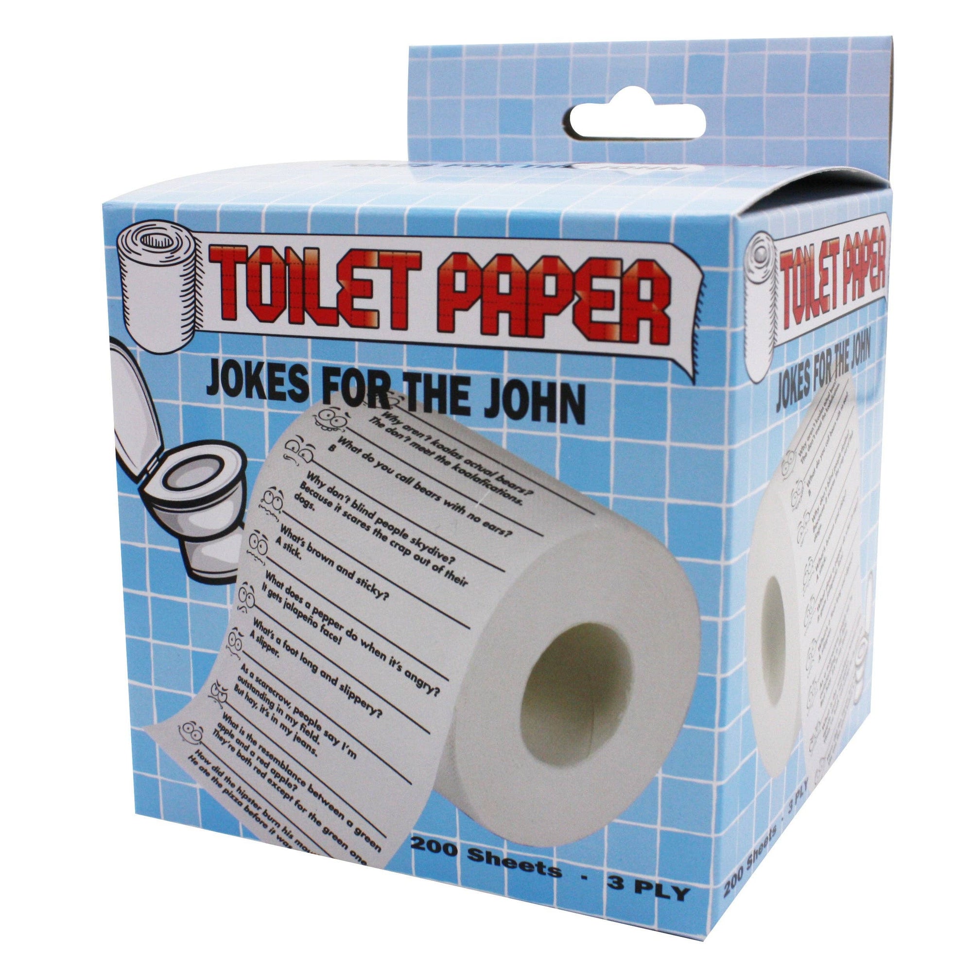 Novelty Toilet Paper - Crap Jokes - Gift and Stocking Stuffer
