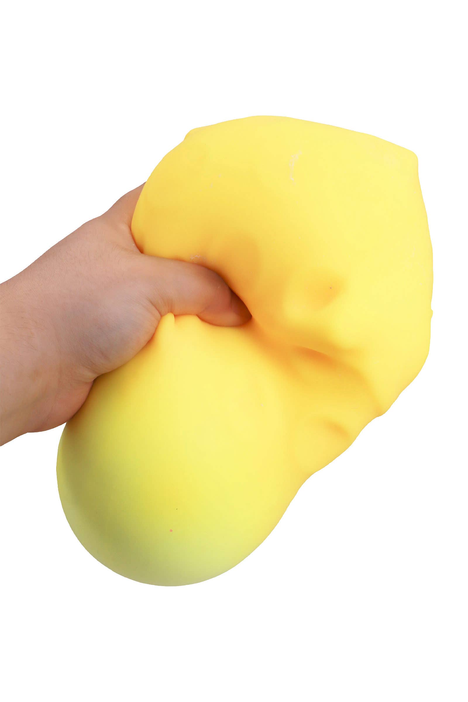 JUMBO Cheese Cube Fluffy Slime Filled Squishy Toy - 5 Inch