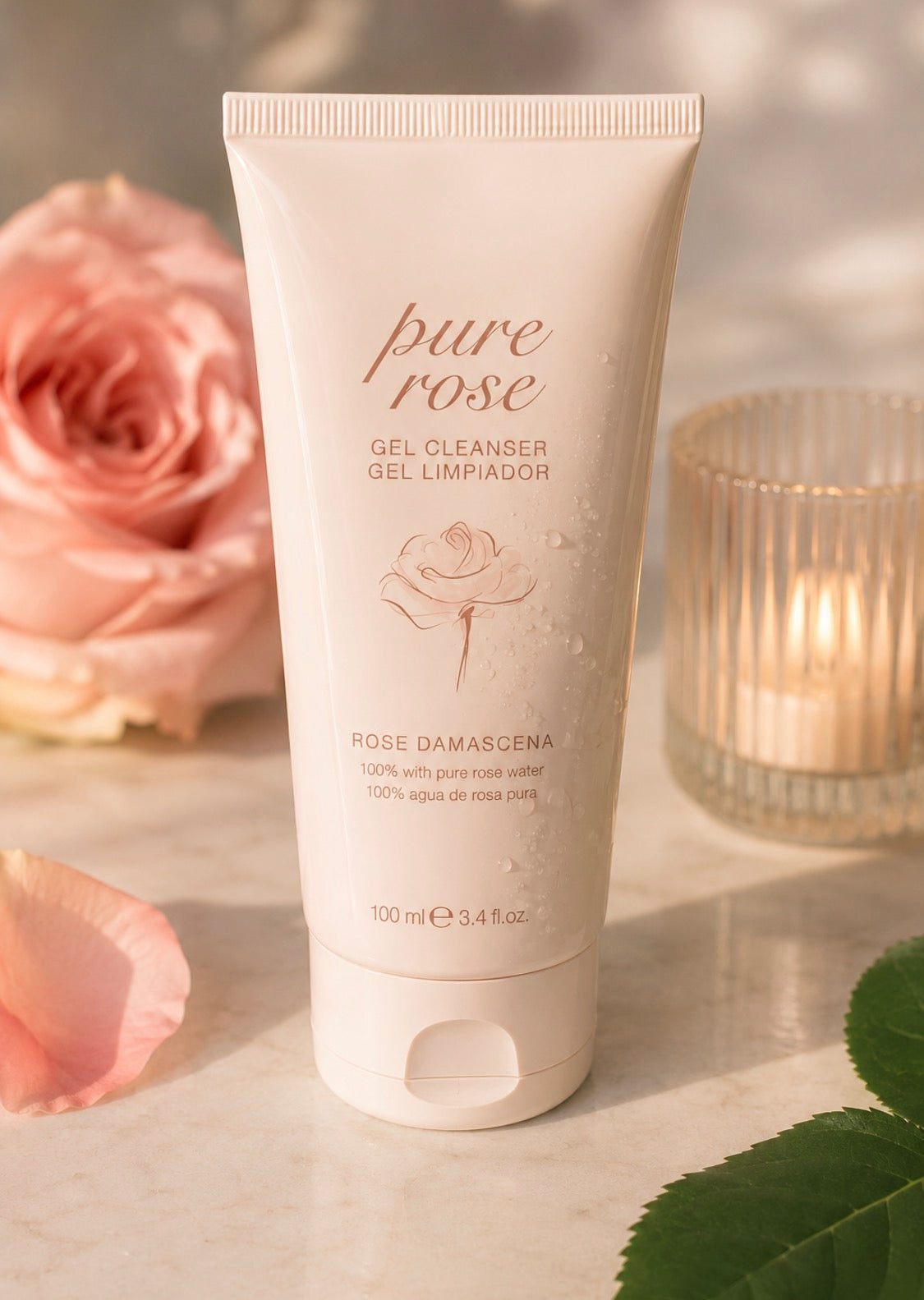 Farmasi Dr. C. Tuna Pure Rose Complete Skincare Set | Cleanser + Toner + Face Cream