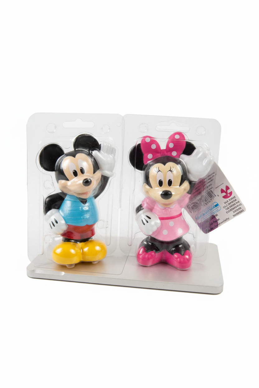 Disney Mickey & Minnie Mouse Water Toy Set | Collectible Bath & Water Play Figures