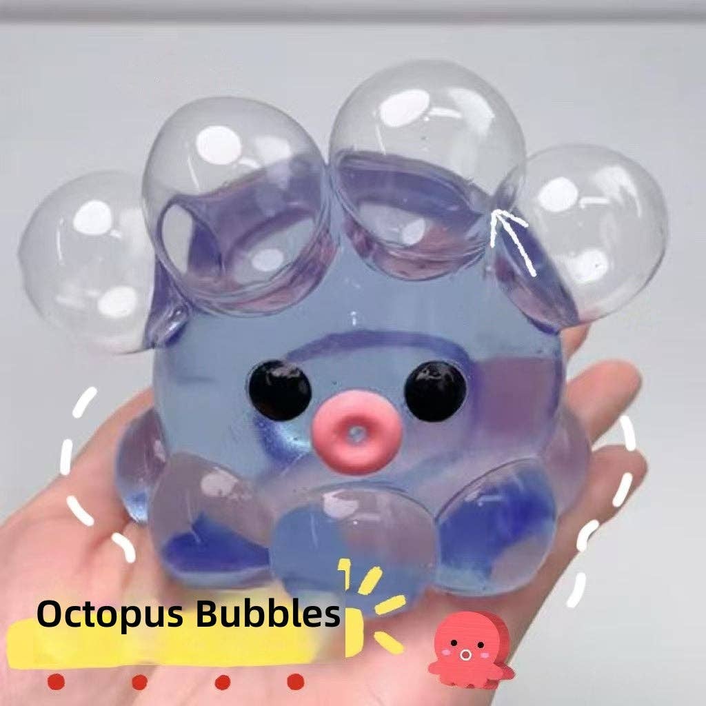 DIY Bubble Octopus Squishy Toy Stress Relief Slow Rebound Fidget Tiktok Same Style