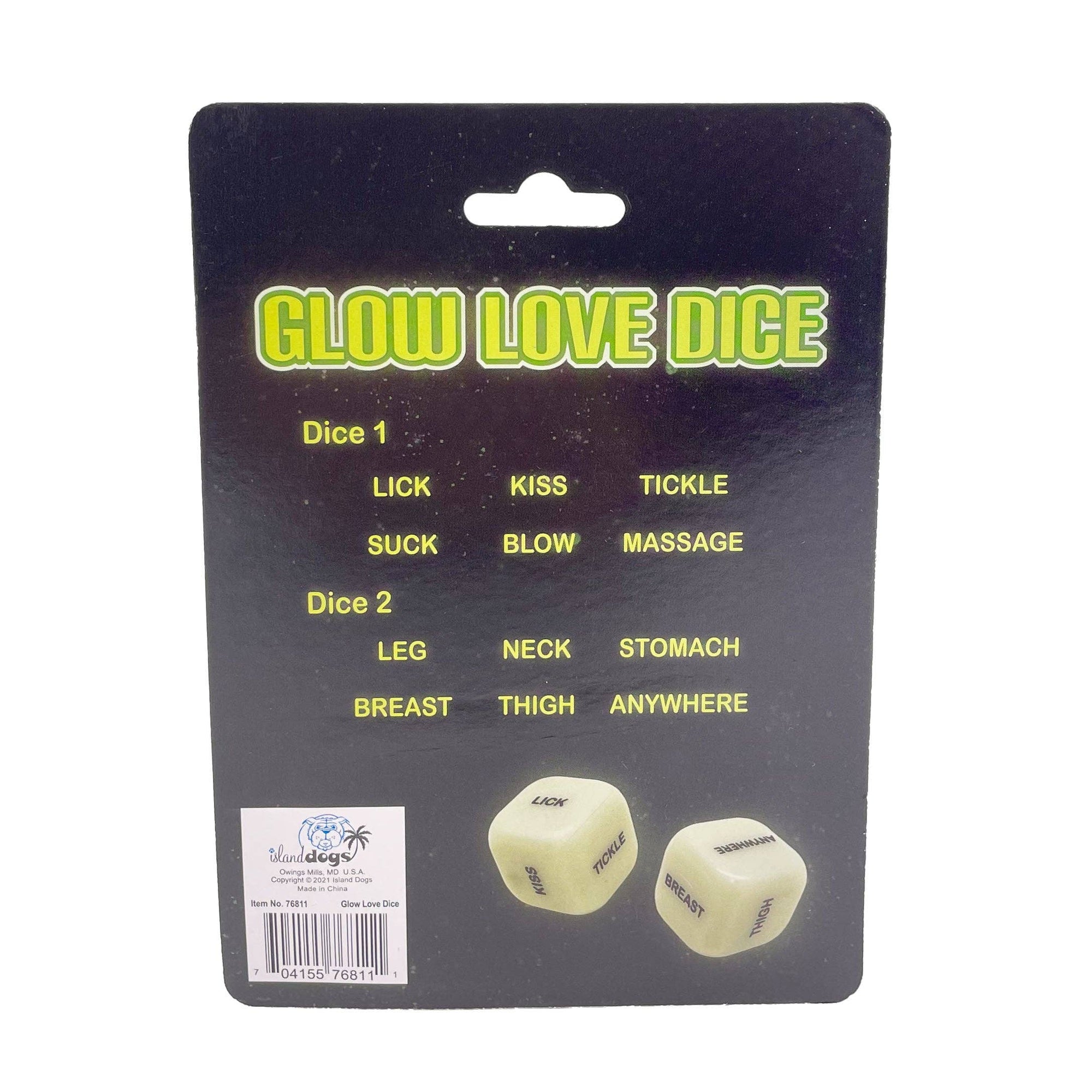 Glow Love Dice
