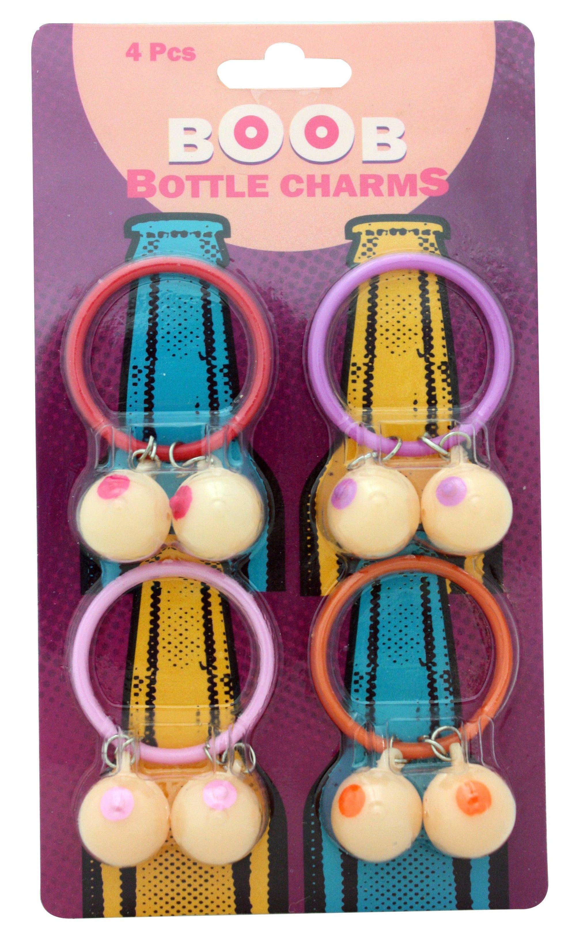 Boobs Bottle Charms