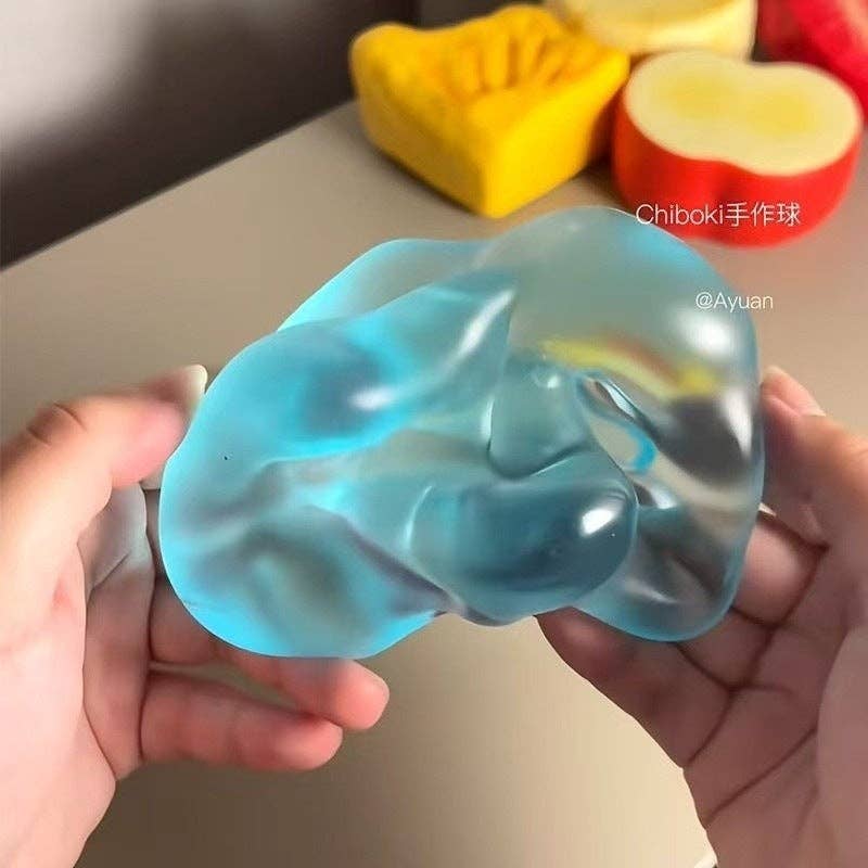 Sea Blue Maltose Slow Rebound Squishy Stress Relief Toy Decompression