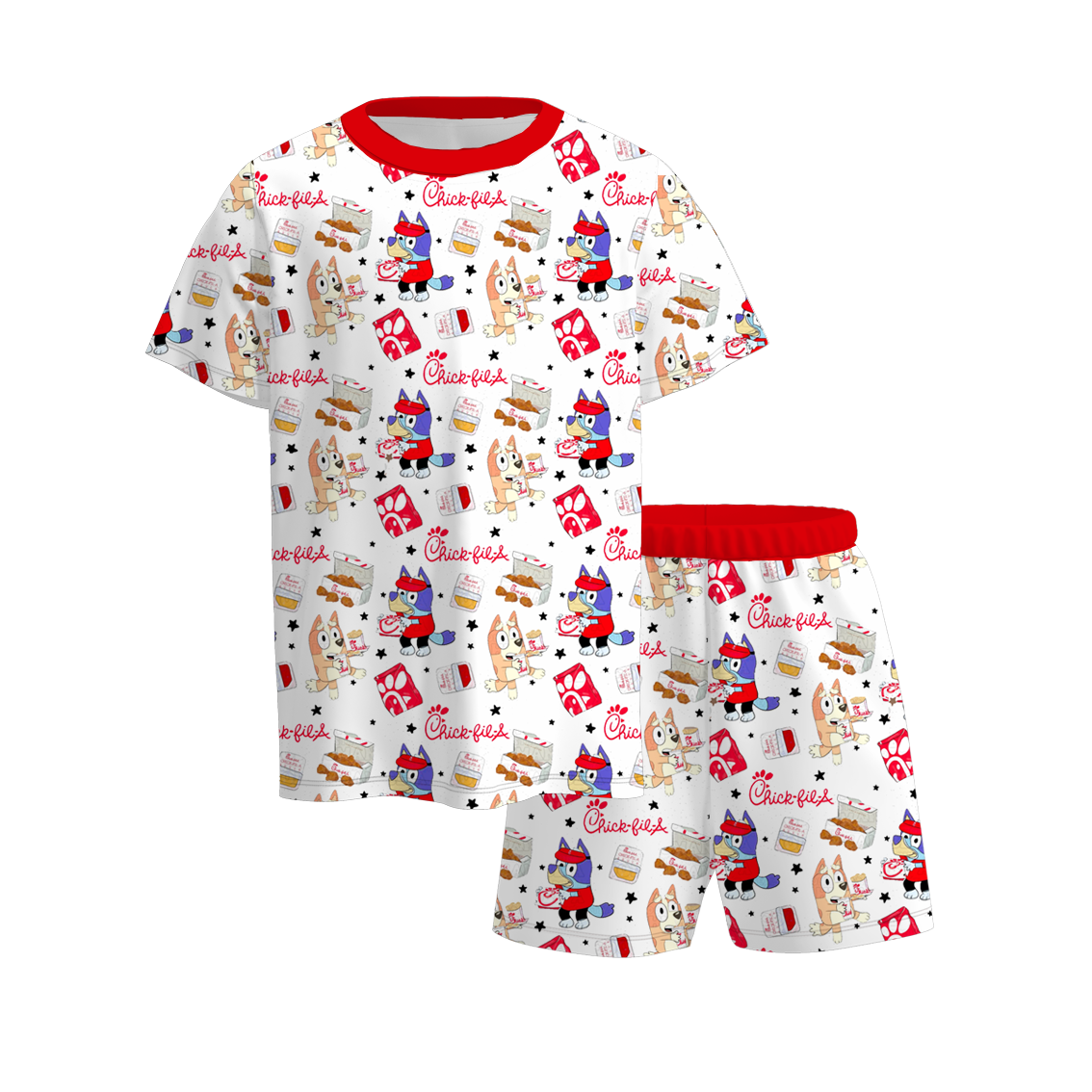 Boys Summer Cartoon Character Pajamas Set Collection