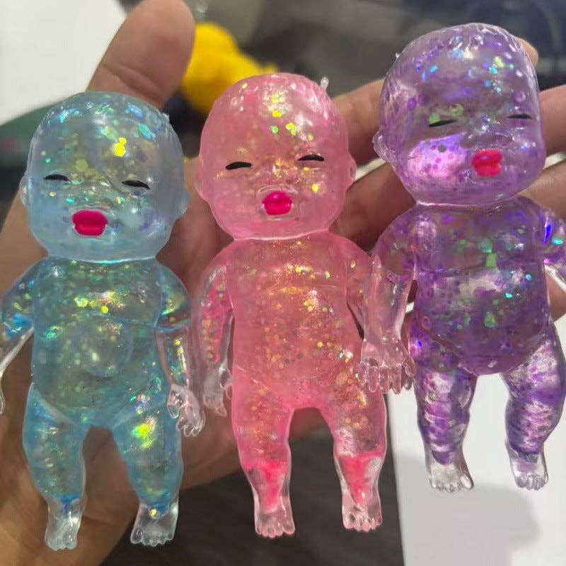 Natascha Rainbow Stress Toy TPR Material Kids Maltose Filled Decompression Toy