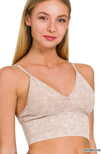 `Zenana Washed Seamless Rib Tank