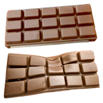 Fun Doh Slow Rise Scented Squishy Chocolate Bar - 12/Display