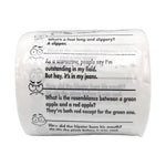 Novelty Toilet Paper - Crap Jokes - Gift and Stocking Stuffer
