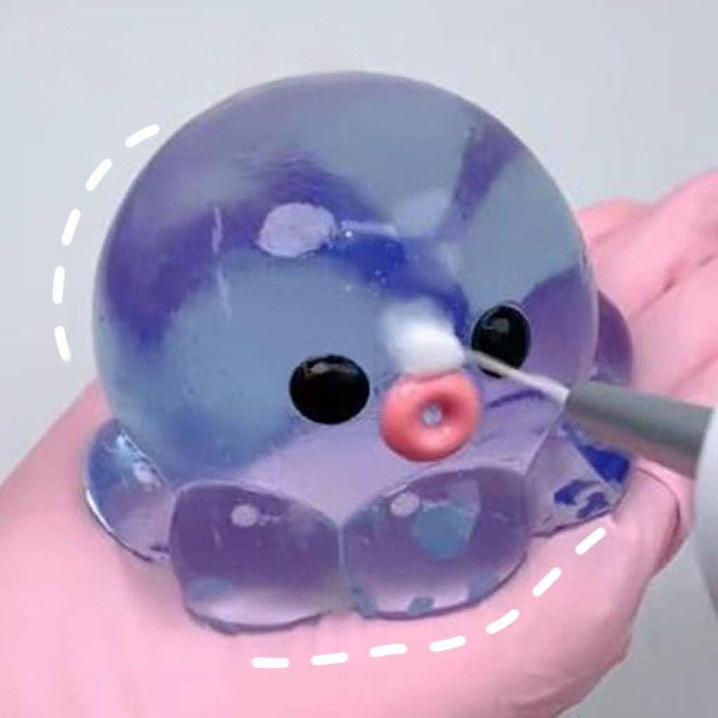 DIY Bubble Octopus Squishy Toy Stress Relief Slow Rebound Fidget Tiktok Same Style