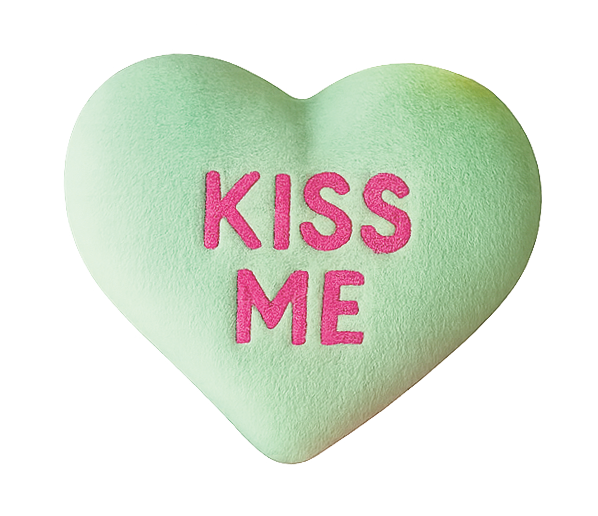 Plush Bag Conversation Hearts Closeout Bulk Assortment