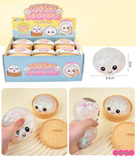Cartoon Jumbo Mystery Squishy Dumpling Realistic Steamed Bun Stress Relief Squeeze Toy