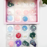 24 pcs Mini Assorted Squishy Toy Box