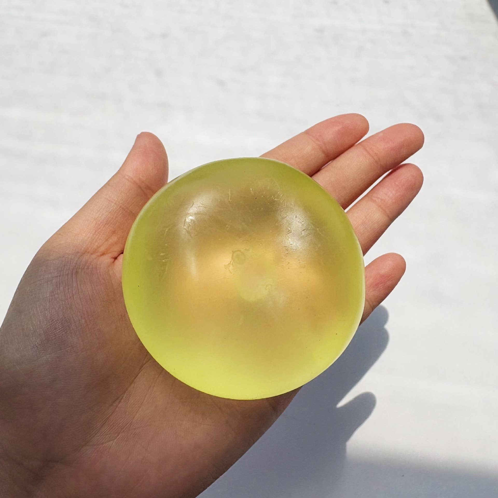 Handmade Coconut Oil Squishy Stress Ball