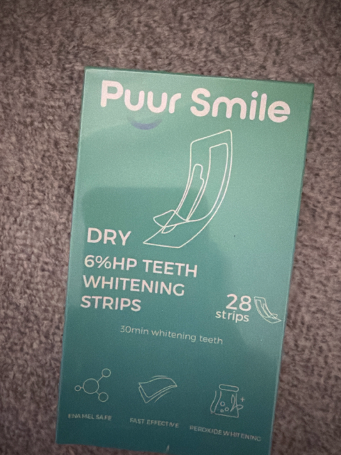 Puur Smile 6% HP Teeth Whitening Strips | 28 Count